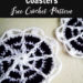Spiderweb Coasters - free crochet pattern