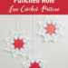 Snowflake using punched hole - free crochet pattern