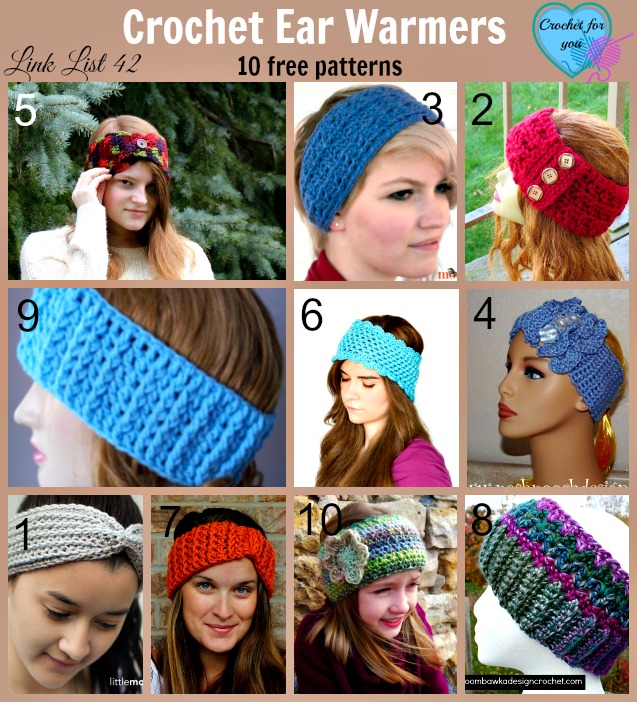 10 Free Crochet Ear Warmer Patterns - Crochet For You