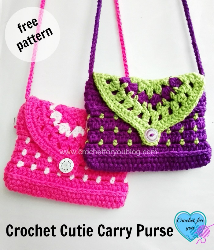 Free Crochet Cutie Carry Purse Pattern - Crochet For You