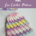 Pastel Peaks Crochet Baby Hat - free crochet pattern