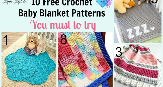Link list 67: 10 Free Crochet Baby Blanket Patterns with Great Textures Link list 67: 10 Free Crochet Baby Blanket Patterns with Great Textures