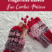 Winter’s Cerise Crochet Fingerless Gloves - free crochet pattern