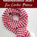Peppermint Houndstooth Scarf - free crochet pattern