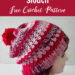 Winter’s Cerise Crochet Slouch - free crochet pattern