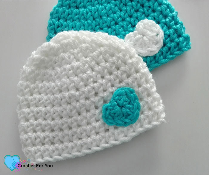 Little Heart Crochet Preemie Hat Free Pattern Crochet For You