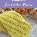 Crochet Diagonal Raised Stitch Dishcloth - free pattern