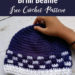 Men's Checkered Brim Beanie - free crochet pattern