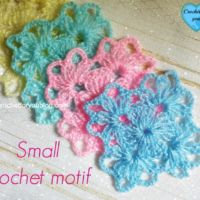 Small crochet motif - free pattern