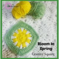 Bloom In Spring Crochet Granny Square - free pattern