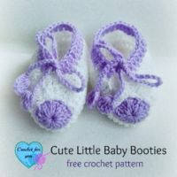 Cute Little Baby Booties - free pattern