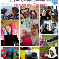 Link List 24 Crochet Patterns for Mommy and Daughter