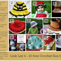 Link List 4 - 10 free crochet sun hats