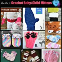 Link list 16 Crochet Baby/Child Mittens