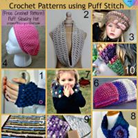 10 free Crochet Patterns using Puff Stitch