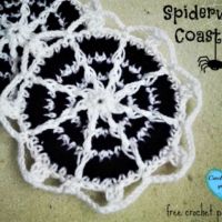 Spiderweb Coasters - free crochet pattern