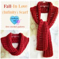 Fall-In Love (Infinity) Scarf - free crochet pattern