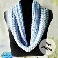 Crochet Crystal Drops Cowl - free pattern