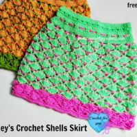 Shelley's Crochet Shells Skirt - free pattern