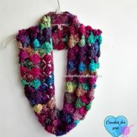 Crochet Shell N Picots Cowl - free pattern