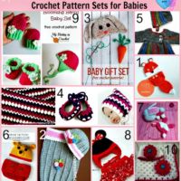10 Free Crochet Pattern Sets for Babies
