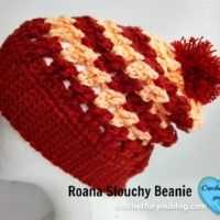 Roana Slouchy Beanie - free crochet pattern