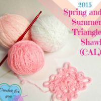 Spring and Summer Triangle Shawl (CAL) 2015