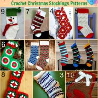 10 Free Crochet Christmas Stockings Patterns
