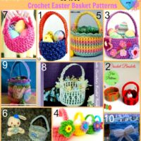 10 Free Crochet Easter Basket Patterns