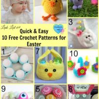 Quick & Easy 10 Free Crochet Patterns for Easter