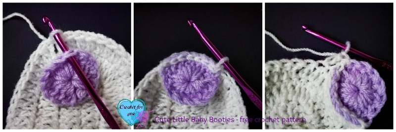 Cute Little Baby Booties - free crochet pattern