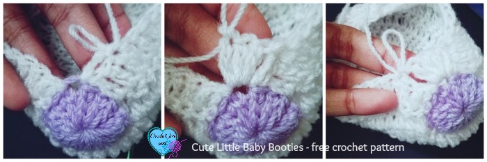 Cute Little Baby Booties - free crochet pattern