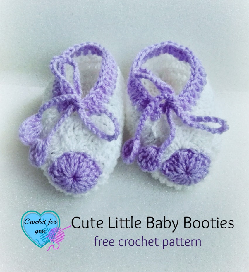 Cute Little Baby Booties - free pattern