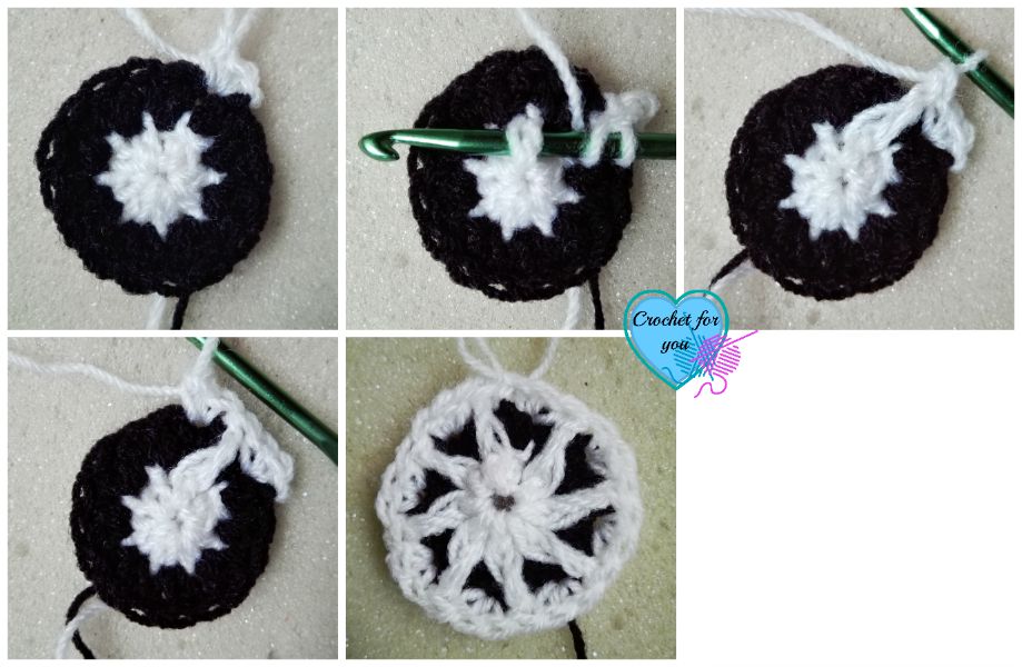 Spiderweb Coasters - free crochet pattern