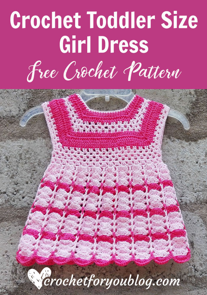Crochet Toddler Size Girl Dres - free crochet pattern