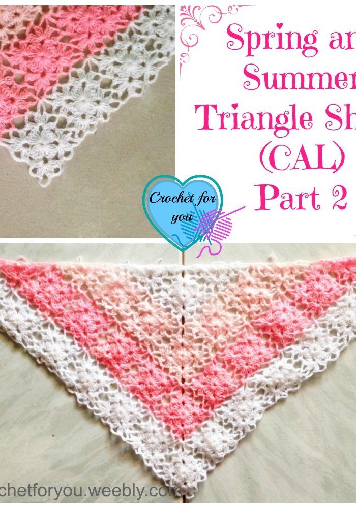 Part 2: Spring and Summer Triangle Shawl (CAL) 2015