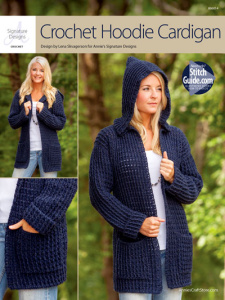 Crochet Hoodie Cardigan Annie's Signature Designs