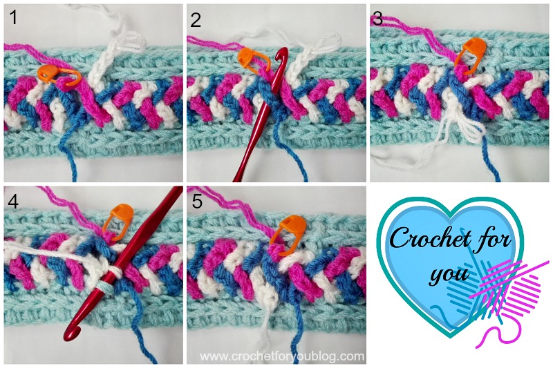 Crochet Braided Chains Headband or Ear Warmer - free pattern