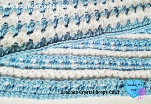 Crochet Crystal Drops Cowl - free pattern
