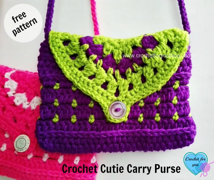 Crochet Cutie Carry Purse - free pattern