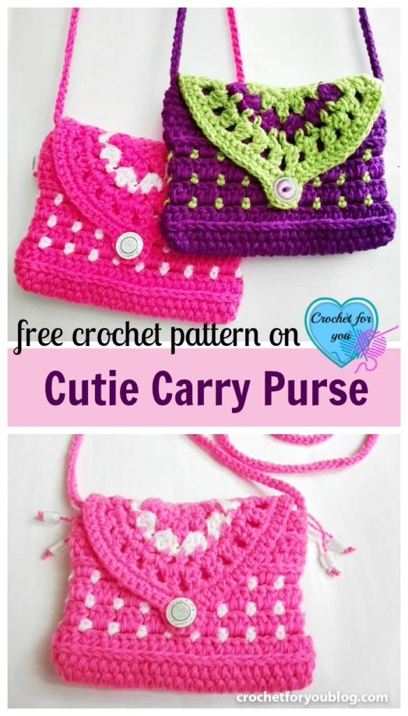 Cutie Carry Purse - free crochet pattern