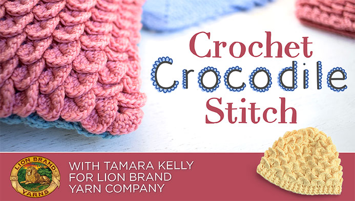 Craftsy class: Crochet Crocodile Stitch