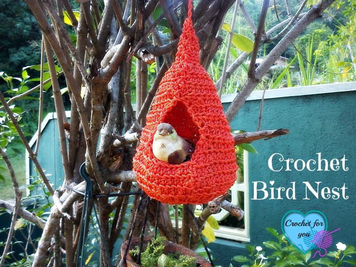 Crochet Bird Nest - free pattern 