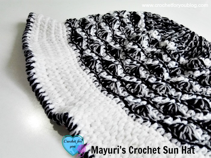 Mayuri's Crochet Sun Hat - free pattern 