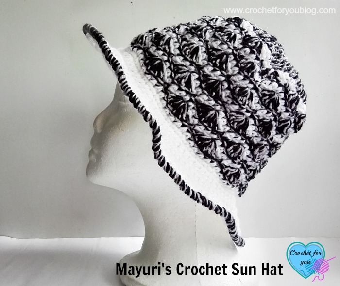 Mayuri's Crochet Sun Hat - free pattern