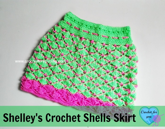 Shelley's Crochet Shells Skirt - free pattern