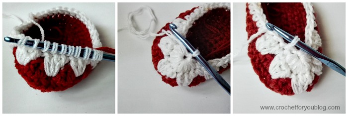 Crochet Baby Plum Booties - free pattern 