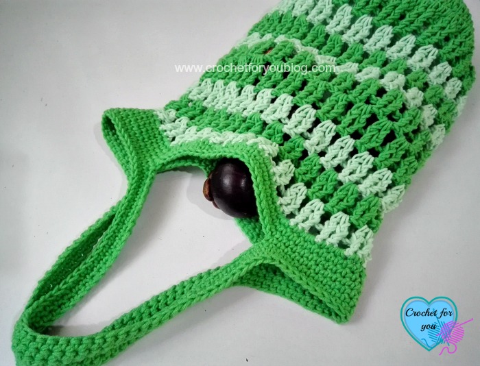 Grab & Go Market or Beach Bag free crochet pattern