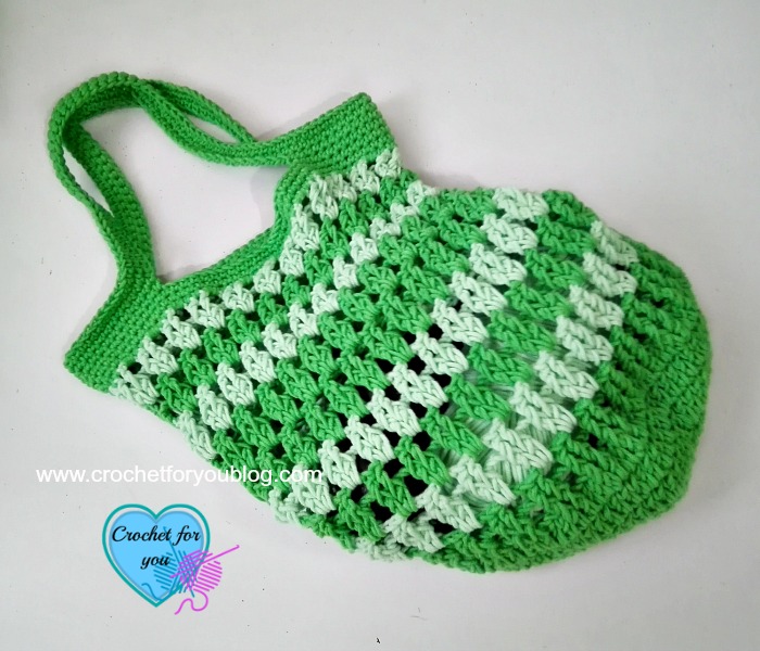 Grab & Go Market or Beach Bag free crochet pattern