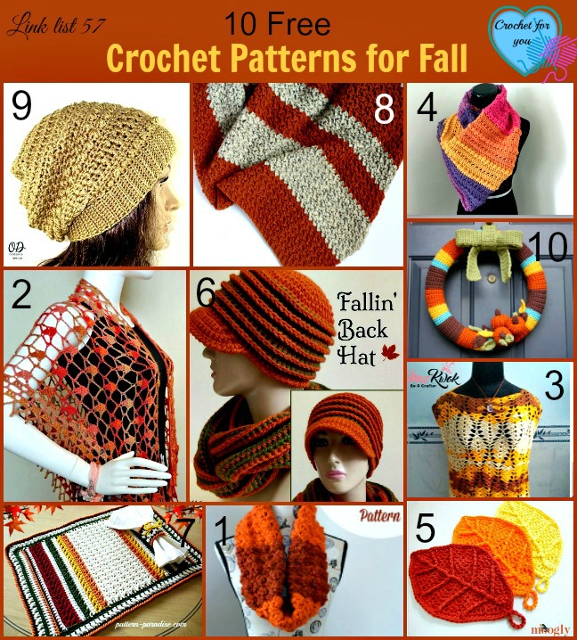 10 Free Crochet Patterns for the Fall Season